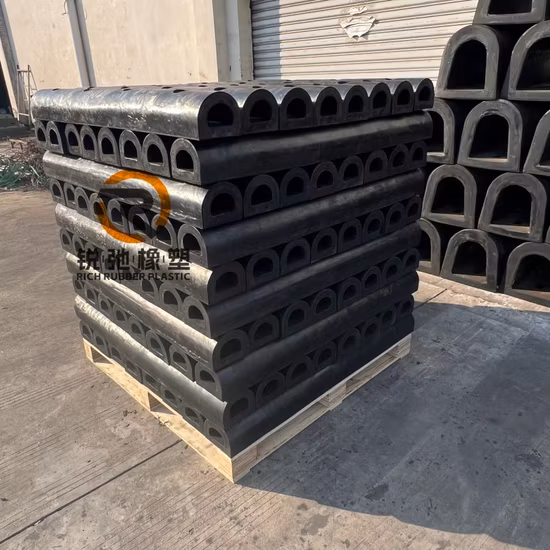 Protección personalizada para barcos/embarcadero/embarcadero defensa de goma tipo D sólida a la venta